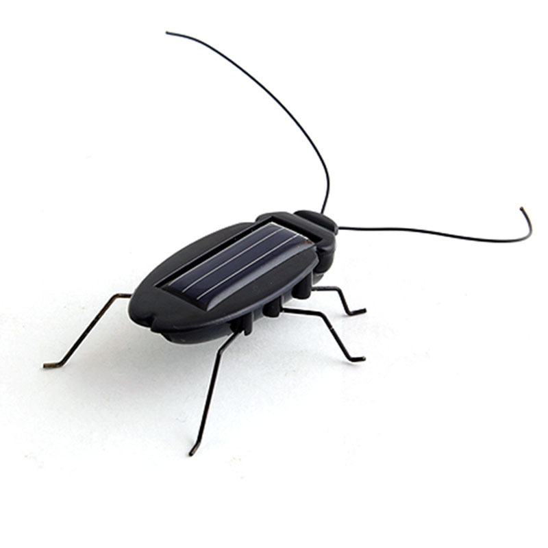 1Pcs/lot Solar Power Energy Black Cockroach Bug Toy #3710-in Solar 