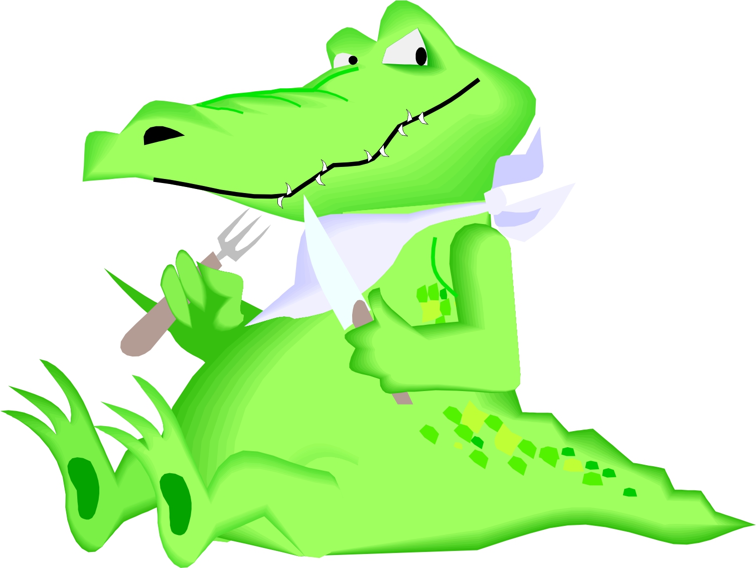 Pictures Of Cartoon Alligators 