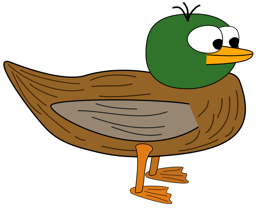 Duck decoy Clipart, vector clip art online, royalty free design 