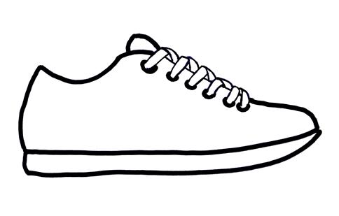 Free Outline Of A Shoe, Download Free Outline Of A Shoe png images ...
