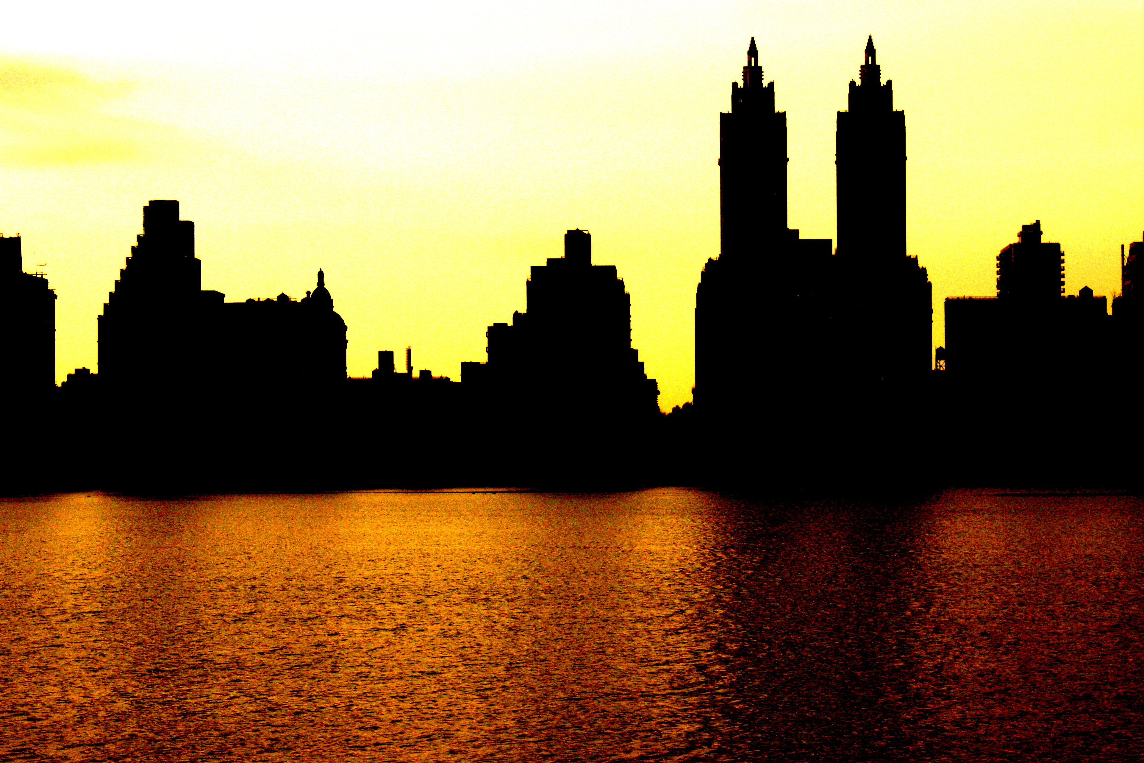 City Skyline Silhouette, Size: 3844x2563 #41160 | AmazingPict.com