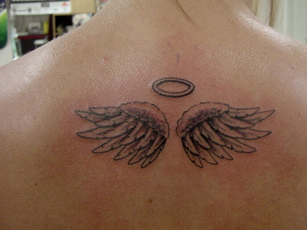 small angel wings tattoo men - Clip Art Library