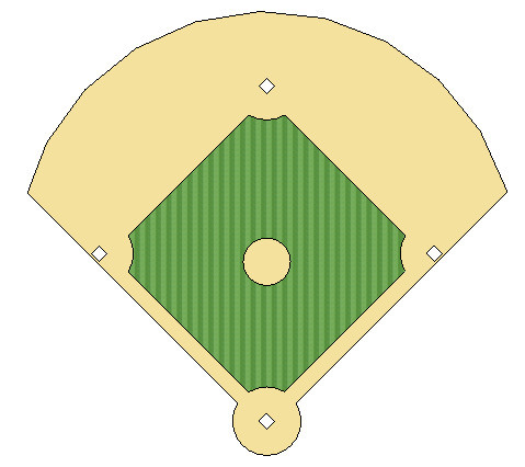 baseball field sketch