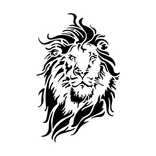 Free Lion Stencil, Download Free Lion Stencil png images, Free ClipArts ...