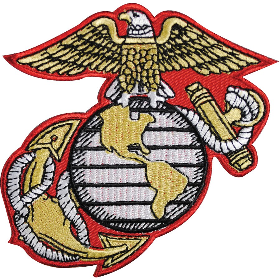 Eagle, Globe,  Anchor Patch with Hook and Loop Backing | Sgt Grit 