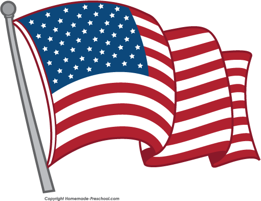 Waving American Flag Drawing - Gallery