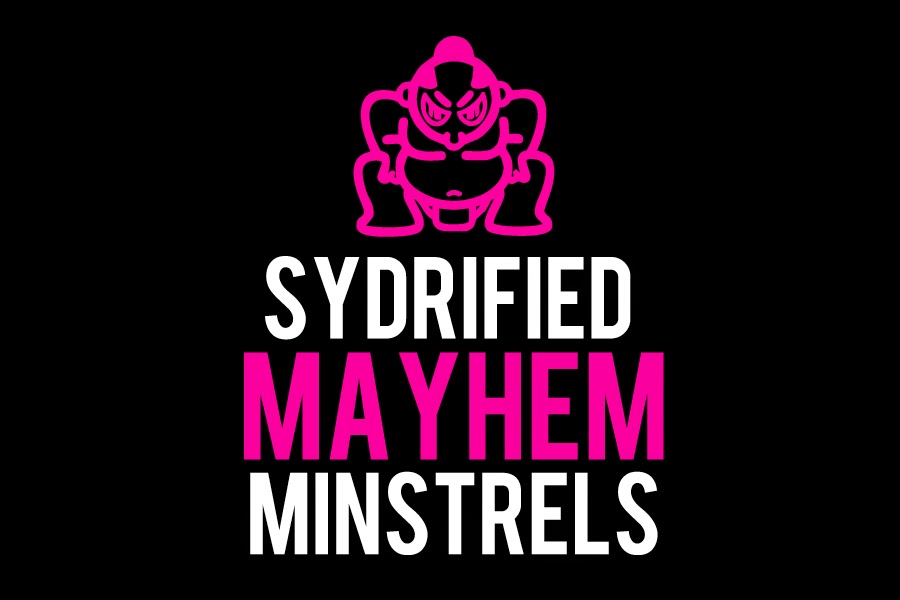 Sydrified Mayhem Minstrels - Bold Wrestling Brand Identity