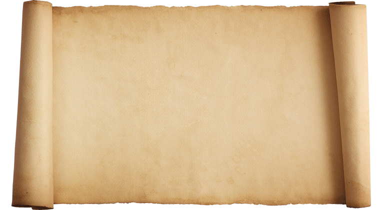 Old Parchment PNG Picture, Unrolled Old Texture Parchment Roll Paper  Element, Open, Texture, Vintage Style PNG Image For Free Download