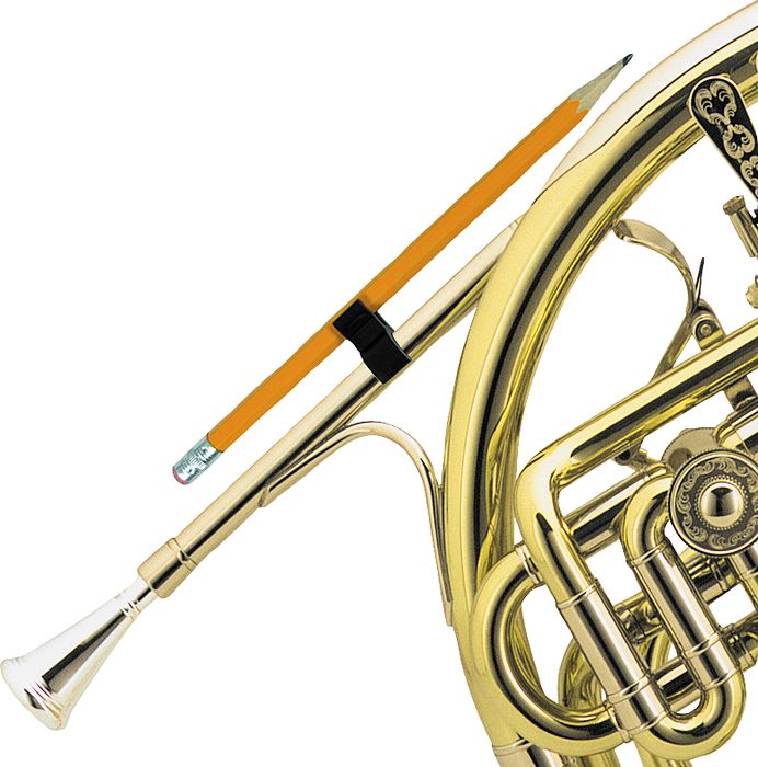 Gazley French Horn Pencil Clip Black | Music123