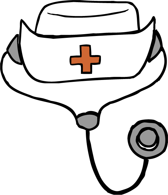 Nurse Icon - Medical Care and Healthcare Professional Symbol