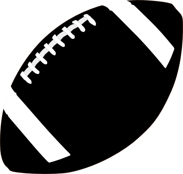 American Football Vector Black And White | Clipart library - Free 