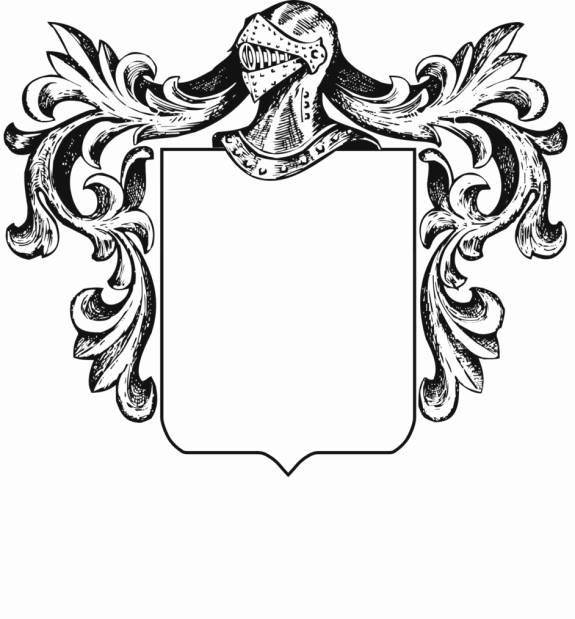 Burley Family Crest Clip Art - Blank Green Coat Of Arms - Free Transparent  PNG Clipart Images Download