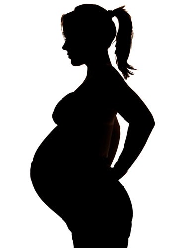 pregnant woman silhouette png