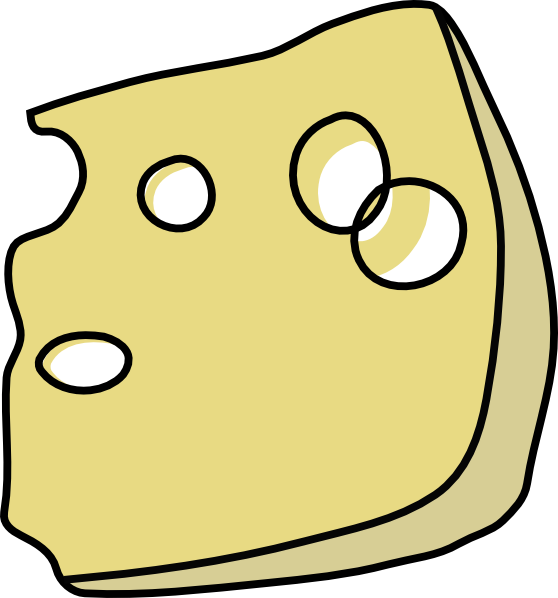 Swissc Cheese clip art - vector clip art online, royalty free 