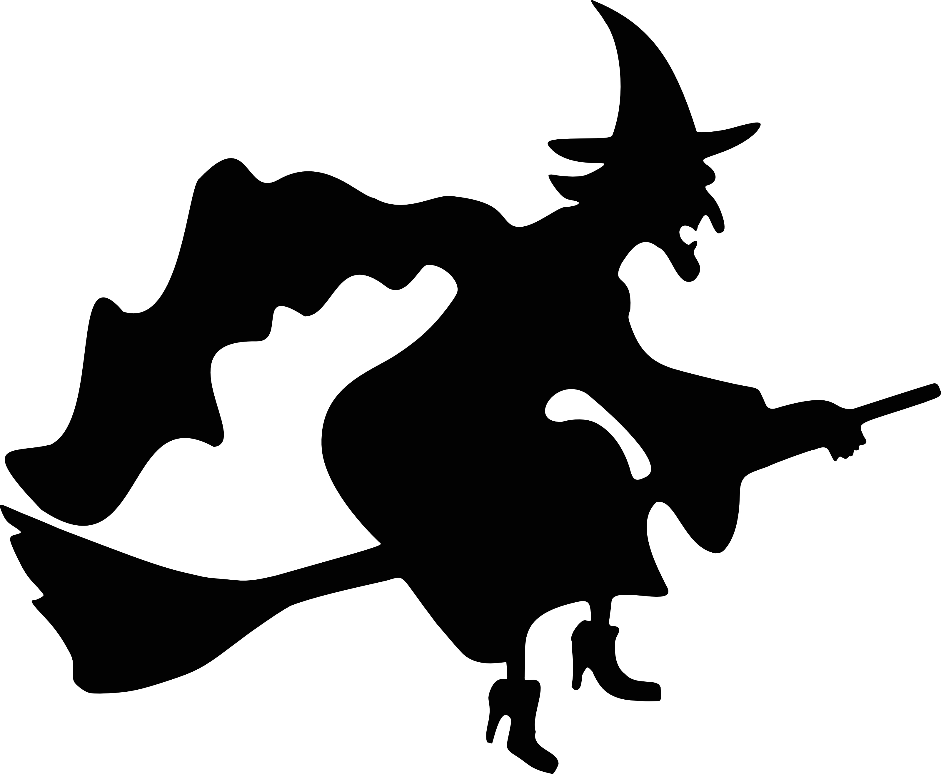 wizard of oz wicked witch silhouette