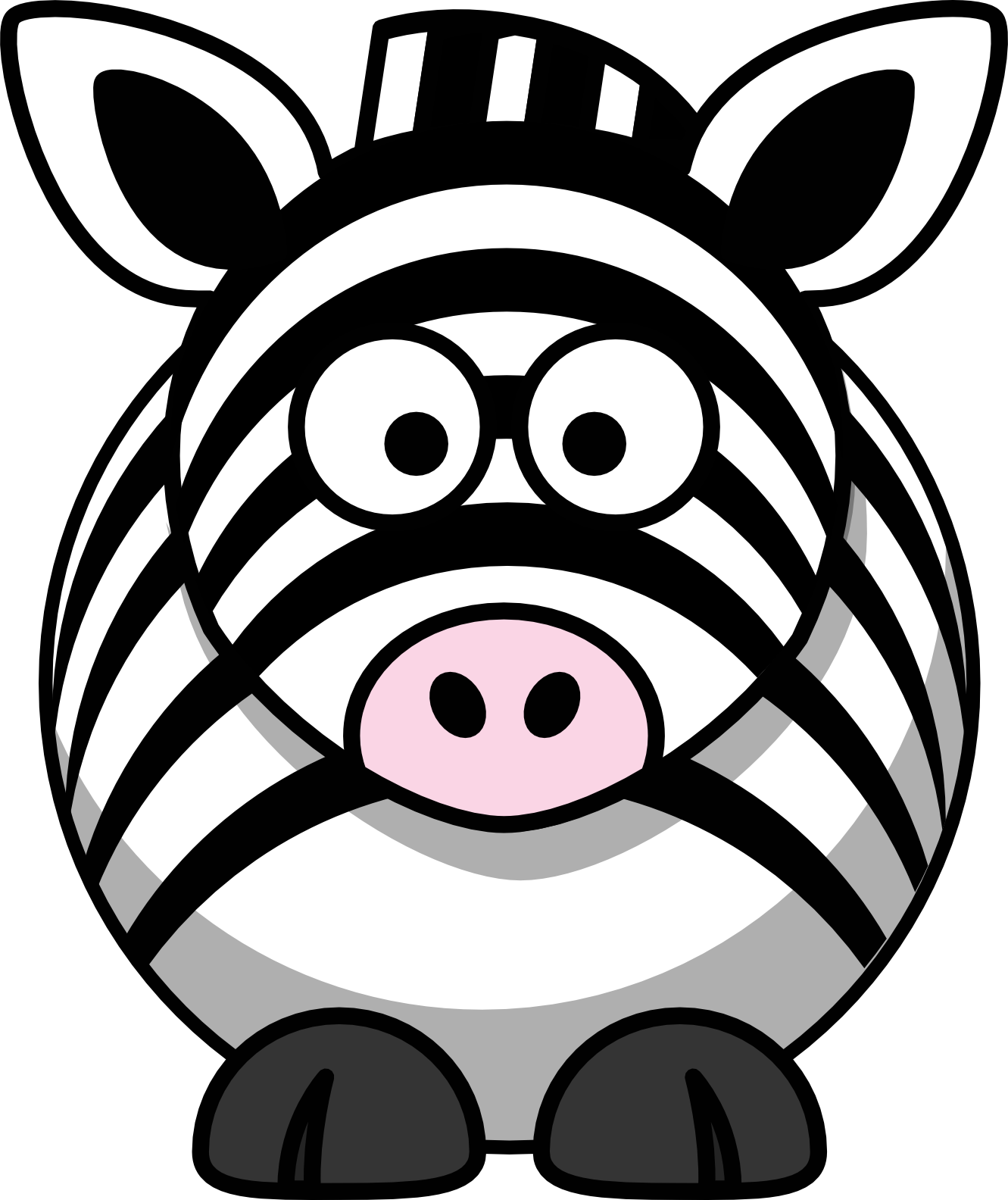 Cartoon zebra Scalable Vector Graphics PNG - Clipart library 