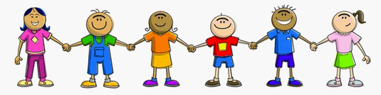 Diverse Kids Holding Hands - Unity and Inclusion Illustration