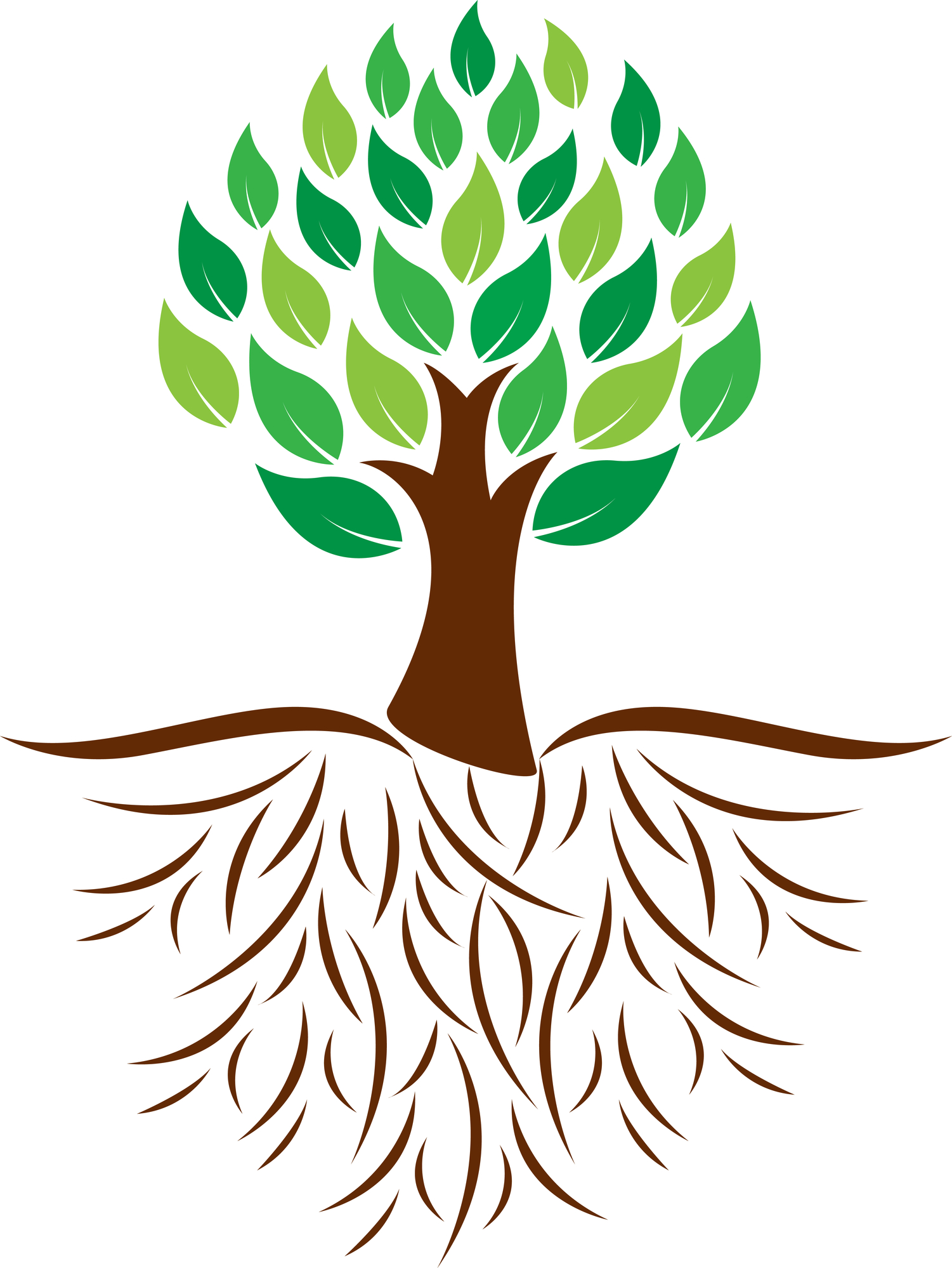 Clip Art Tree With Roots | Clipart library - Free Clipart Images