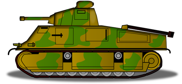 Military Tank clip art - vector clip art online, royalty free 