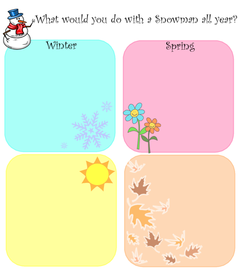 What Would You Do With a Snowman All Year? Seasonal Fun Ideas