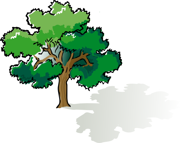 Illustration of a Lush Green Tree - Nature Clip Art