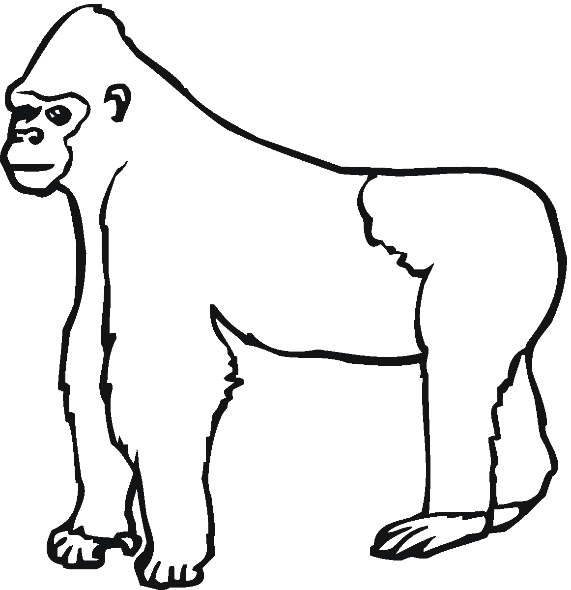Gorilla Ape | Clipart library - Free Clipart Images