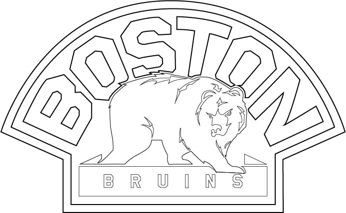 Clipart library: More Like Boston Bruins Third Logo Outline Vector by 