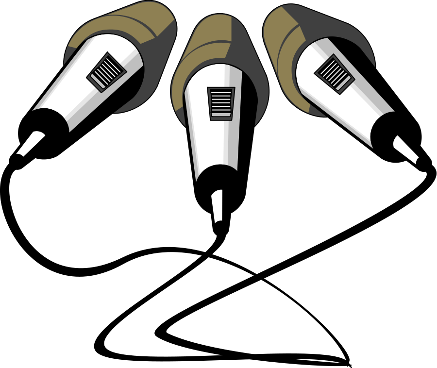 Microphone Clipart, vector clip art online, royalty free design 