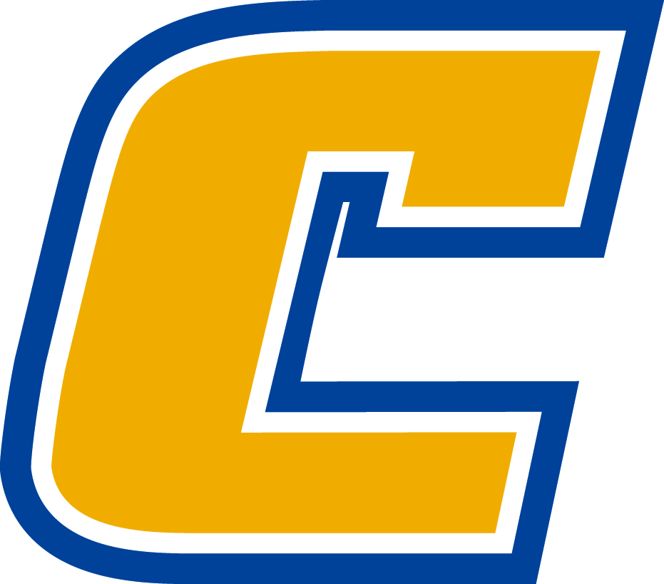 Bold yellow and blue stylized letter "C" logo with white outline, representing a sports team or organization.