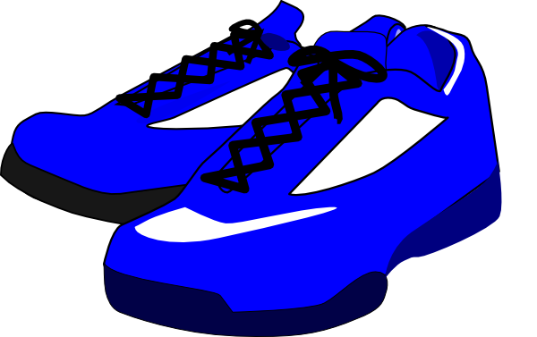 blue shoes clip art - Clip Art Library
