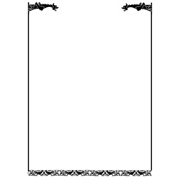 gothic page border