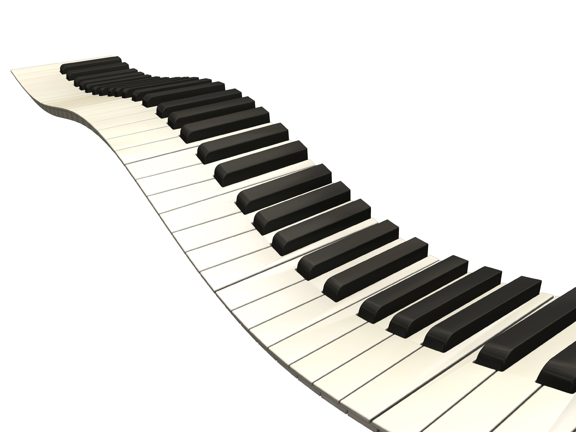 Images For  Wavy Piano Keys Png