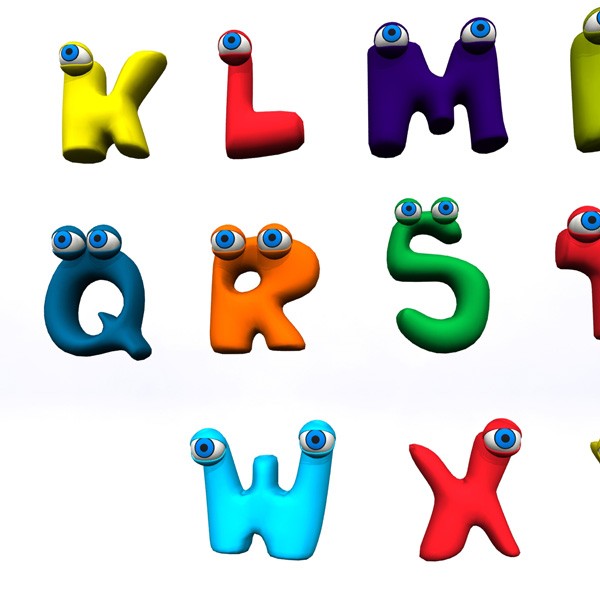 animated alphabet a to z