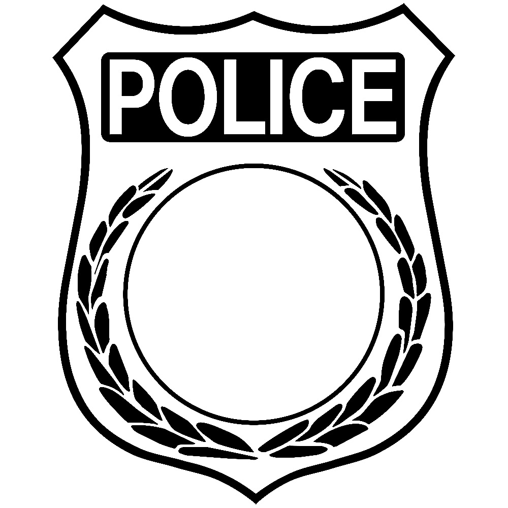 Free Police Badge Silhouette, Download Free Police Badge Silhouette png ...