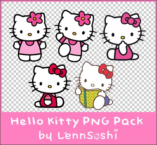 Clipart library: More Like Hello Kitty PNG Pack by LennSoshi