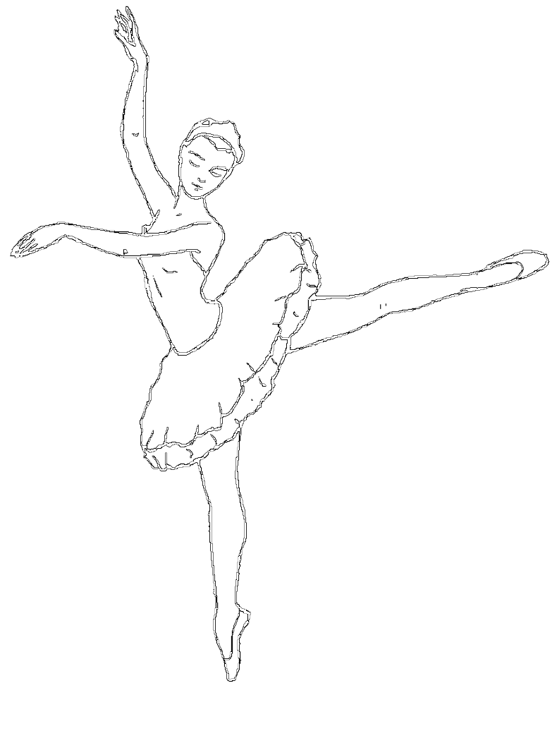 magnificent Ballerina Coloring Page : Free Coloring Pages - Free 