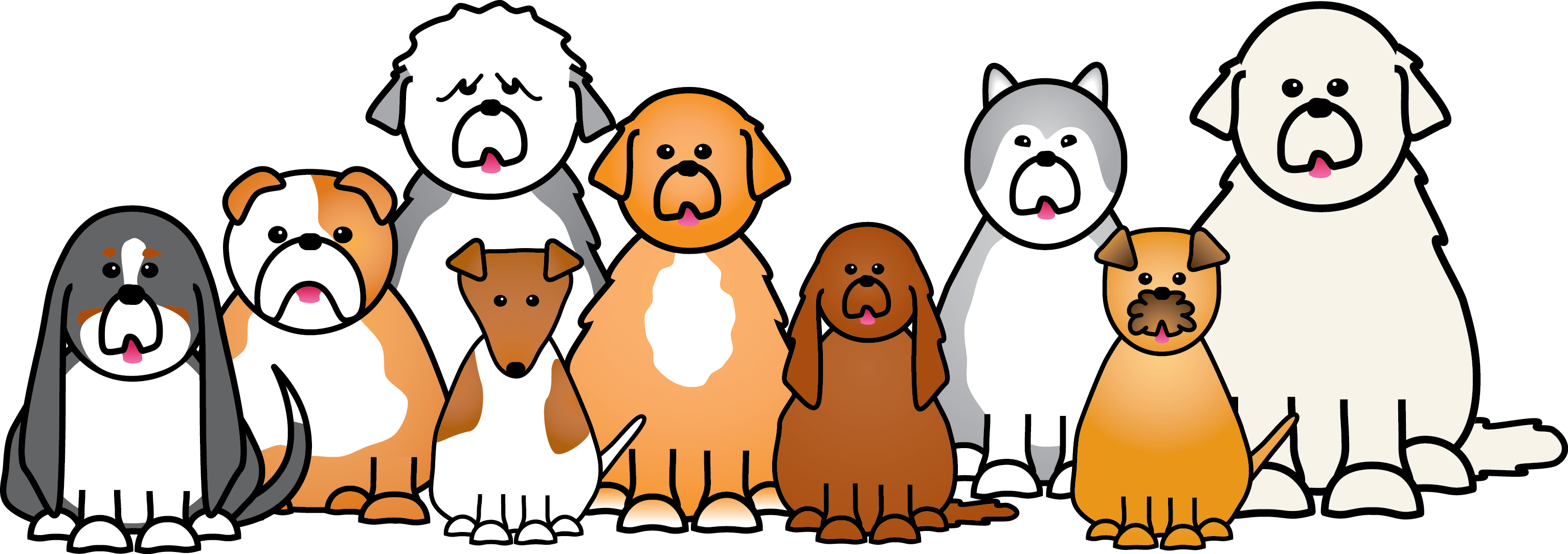 Get Ready to Smile with Our Collection of Dogs Cartoon