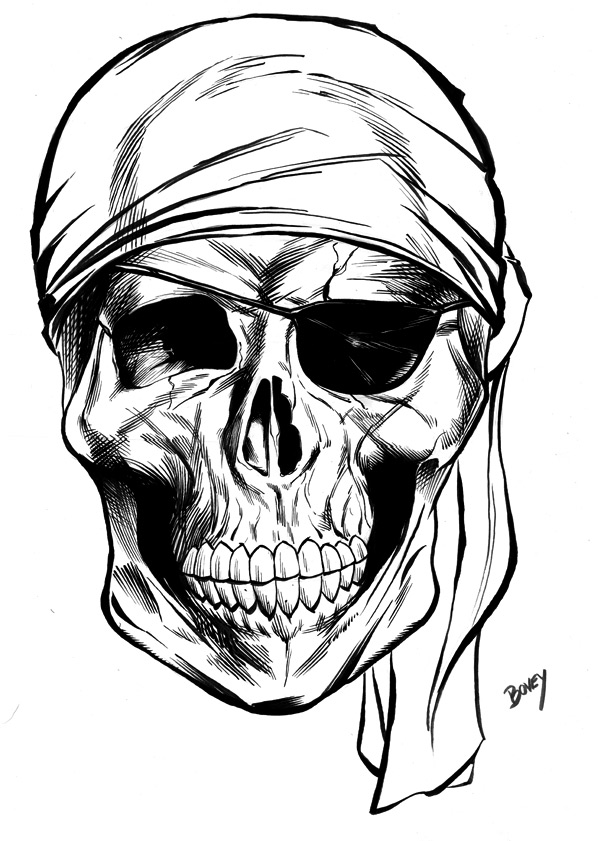 Clipart library: More Artists Like PIRATE SKULL by razorsincro