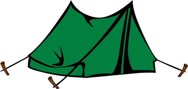 Camping Tent Clipart Black And White | Clipart library - Free 