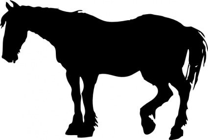 Horse Silhouette Vector Image - Free Download & Usage