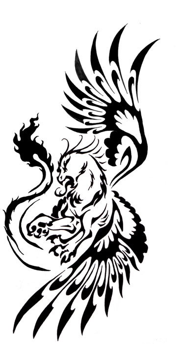 tribal griffin tattoo designs - Clip Art Library