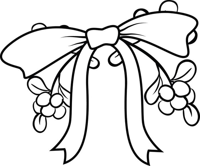 Mistletoe Colouring Pages (page 3)