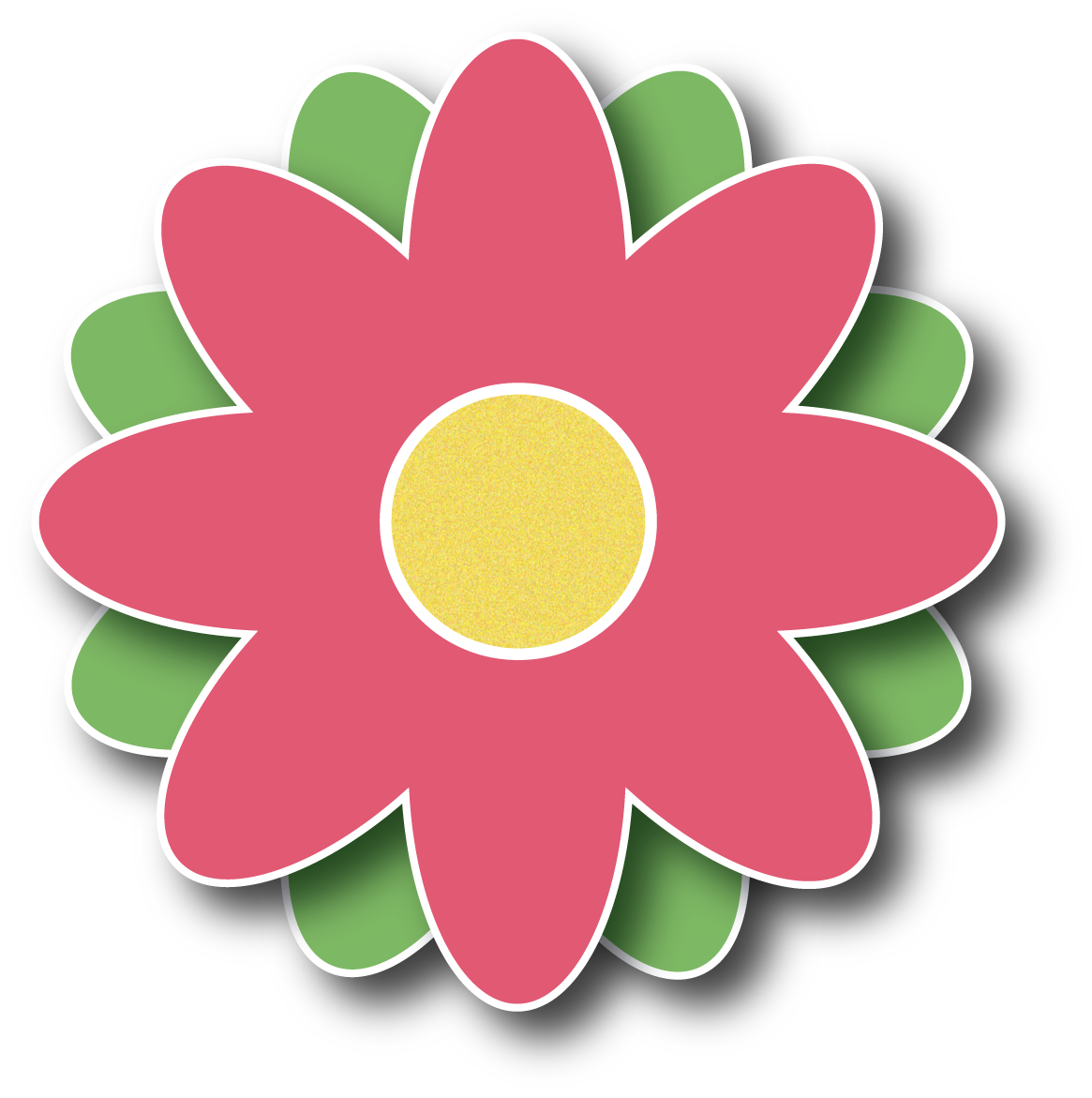 single spring flower clip art