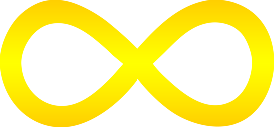 Golden Infinity Symbol - Free Clip Art