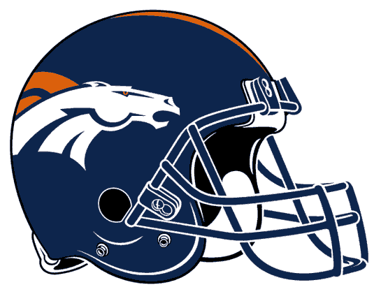 Denver Broncos Helmet - Official Team Logo & Design