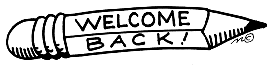 welcome back pencil - Clip Art Gallery