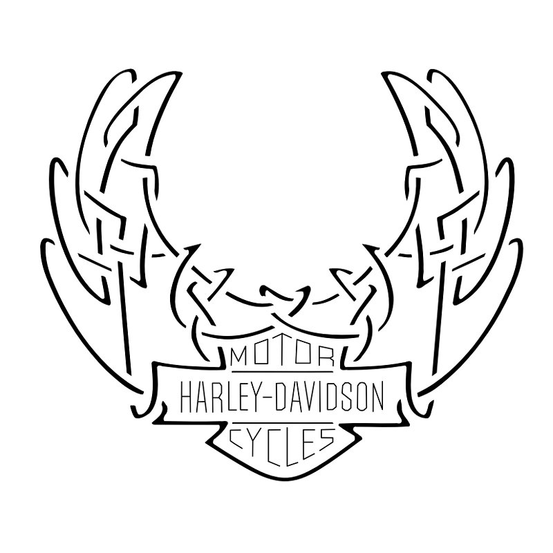 Ssckull Clipart Harley - Clip Art Harley Davidson Logo, HD Png Download ,  Transparent Png Image - PNGitem