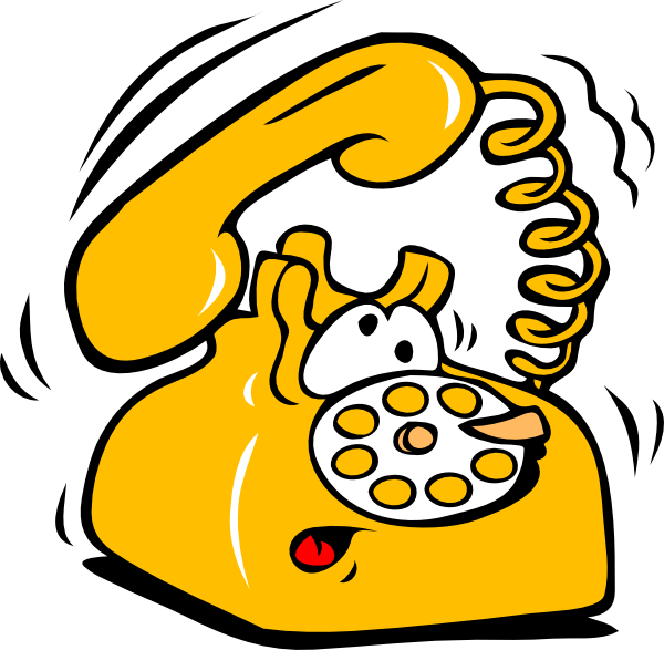 Ringing Phone clip art - vector clip art online, royalty free 