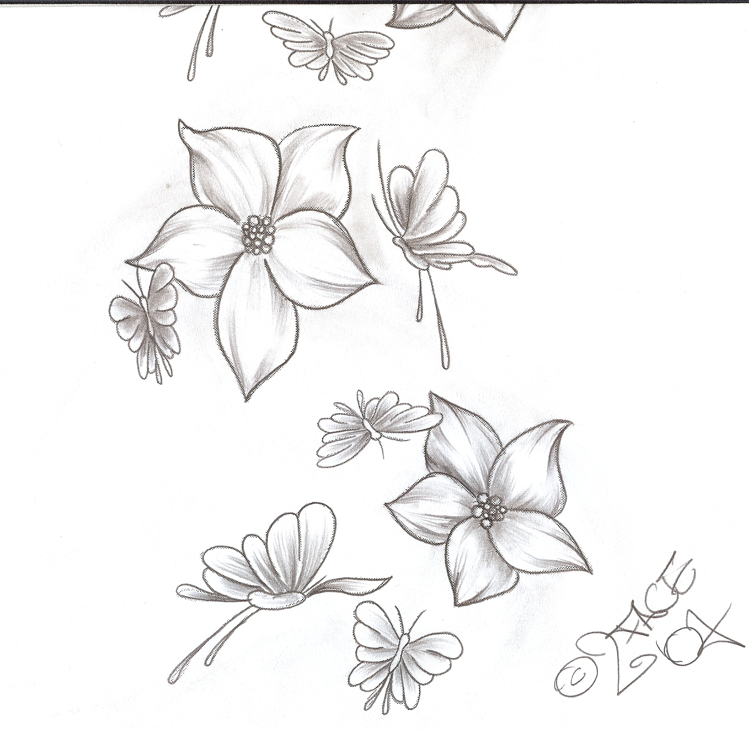 彼岸花 Cluster Amaryllis flower Tattoo  名古屋大須のタトゥーボディピアススタジオ VonSchwartz   Ryuji Tattoo Bodypiercing Studio  KAORI TattoosPiercings Blog