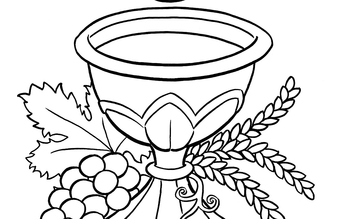 First Communion Printable Pages - Clipart library